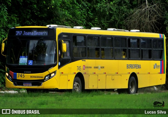 Borborema Imperial Transportes 745 na cidade de Recife, Pernambuco, Brasil, por Lucas Silva. Número da foto: #13214933.