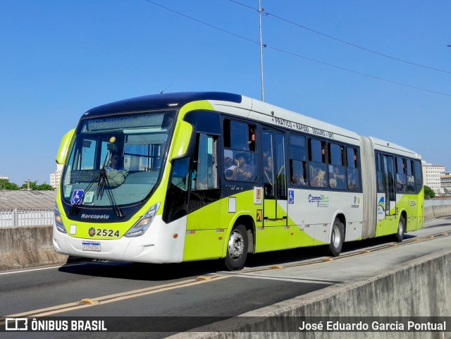 Expresso CampiBus 2524 na cidade de Campinas, São Paulo, Brasil, por José Eduardo Garcia Pontual. Número da foto: #13214020.