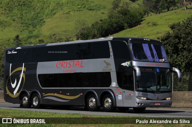 Cristal Turismo e Transporte 1100 na cidade de Aparecida, São Paulo, Brasil, por Paulo Alexandre da Silva. Número da foto: #13213672.