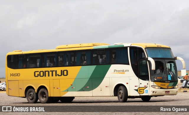 Empresa Gontijo de Transportes 14610 na cidade de Vitória da Conquista, Bahia, Brasil, por Rava Ogawa. Número da foto: #13214904.