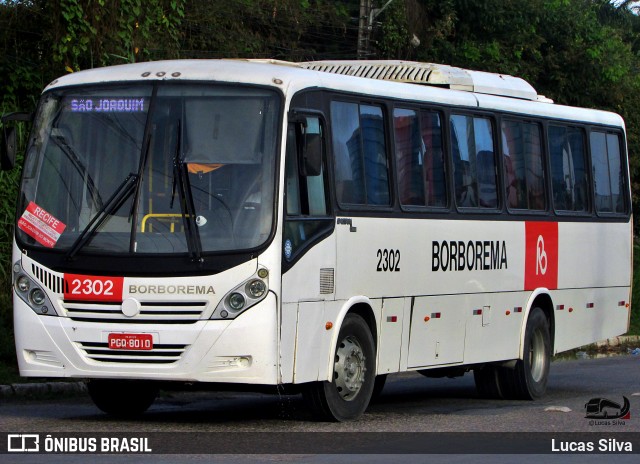 Borborema Imperial Transportes 2302 na cidade de Recife, Pernambuco, Brasil, por Lucas Silva. Número da foto: #13214111.