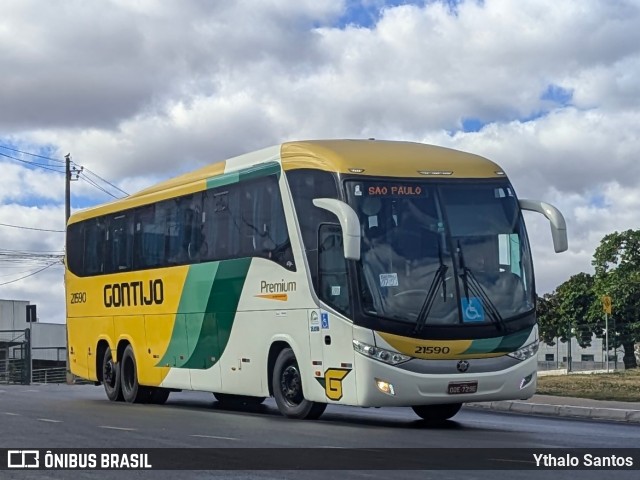 Empresa Gontijo de Transportes 21590 na cidade de Montes Claros, Minas Gerais, Brasil, por Ythalo Santos. Número da foto: #13212719.