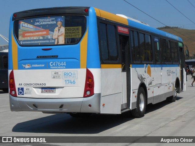 Viação Redentor C47644 na cidade de Duque de Caxias, Rio de Janeiro, Brasil, por Augusto César. Número da foto: #13214694.