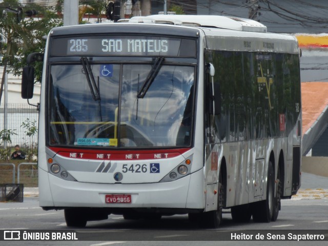 Next Mobilidade - ABC Sistema de Transporte 5426 na cidade de São Bernardo do Campo, São Paulo, Brasil, por Heitor de Sena Sapaterro. Número da foto: #13212731.