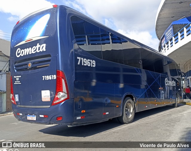 Viação Cometa 719619 na cidade de Aparecida, São Paulo, Brasil, por Vicente de Paulo Alves. Número da foto: #13212865.