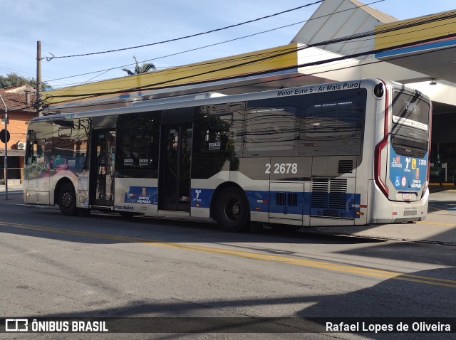 Sambaíba Transportes Urbanos 2 2678 na cidade de São Paulo, São Paulo, Brasil, por Rafael Lopes de Oliveira. Número da foto: #13213145.