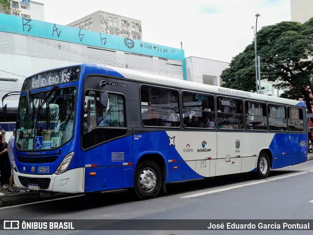 Onicamp Transporte Coletivo 4934 na cidade de Campinas, São Paulo, Brasil, por José Eduardo Garcia Pontual. Número da foto: #13214014.