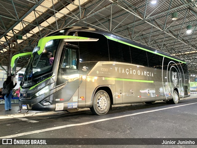 Viação Garcia 92001 na cidade de Bauru, São Paulo, Brasil, por Júnior Juninho. Número da foto: #13214750.