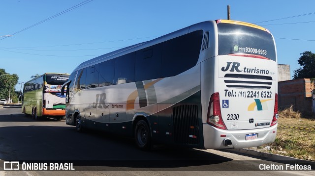 JR Turismo 2330 na cidade de Trindade, Goiás, Brasil, por Cleiton Feitosa. Número da foto: #13213739.