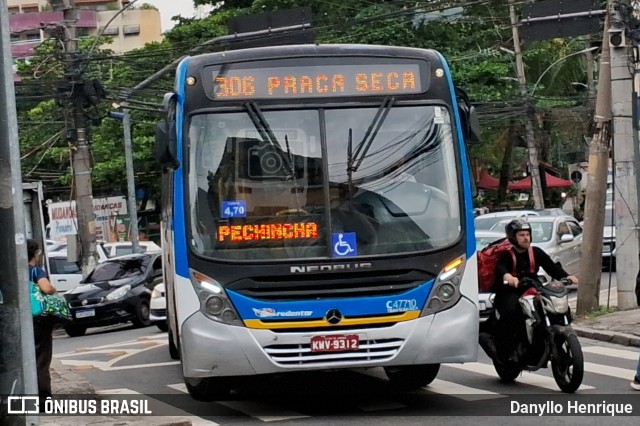 Viação Redentor C47710 na cidade de Rio de Janeiro, Rio de Janeiro, Brasil, por Danyllo Henrique. Número da foto: #13212969.