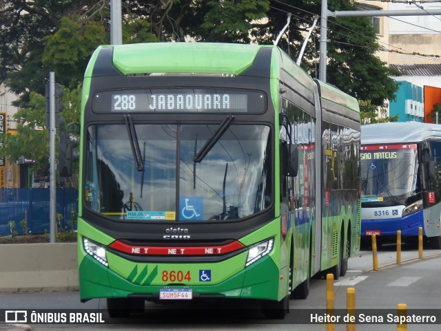 Next Mobilidade - ABC Sistema de Transporte 8604 na cidade de São Bernardo do Campo, São Paulo, Brasil, por Heitor de Sena Sapaterro. Número da foto: #13212756.