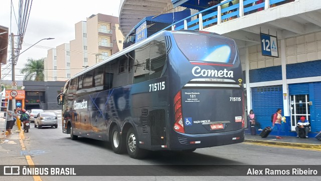 Viação Cometa 15115 na cidade de Aparecida, São Paulo, Brasil, por Alex Ramos Ribeiro. Número da foto: #13213981.