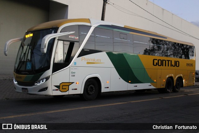 Empresa Gontijo de Transportes 19595 na cidade de Juiz de Fora, Minas Gerais, Brasil, por Christian  Fortunato. Número da foto: #13215175.