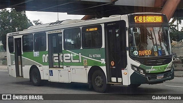 Transportes Mageli RJ 167.066 na cidade de Rio de Janeiro, Rio de Janeiro, Brasil, por Gabriel Sousa. Número da foto: #13213294.