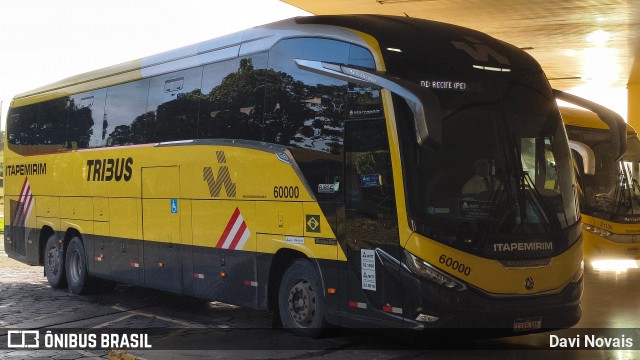 Viação Nova Itapemirim 60000 na cidade de Aracaju, Sergipe, Brasil, por Davi Novais. Número da foto: #13213085.