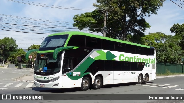 Viação Continental de Transportes 1001 na cidade de São Paulo, São Paulo, Brasil, por Francisco Ivano. Número da foto: #13213311.