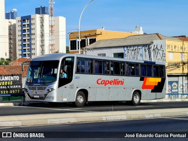 Transportes Capellini 34031 na cidade de Campinas, São Paulo, Brasil, por José Eduardo Garcia Pontual. Número da foto: #13214005.