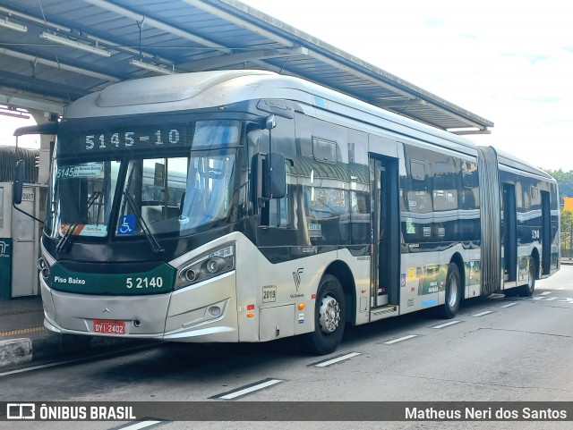 Via Sudeste Transportes S.A. 5 2140 na cidade de São Paulo, São Paulo, Brasil, por Matheus Neri dos Santos. Número da foto: #13213002.