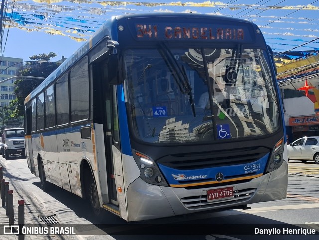 Viação Redentor C47881 na cidade de Rio de Janeiro, Rio de Janeiro, Brasil, por Danyllo Henrique. Número da foto: #13212971.