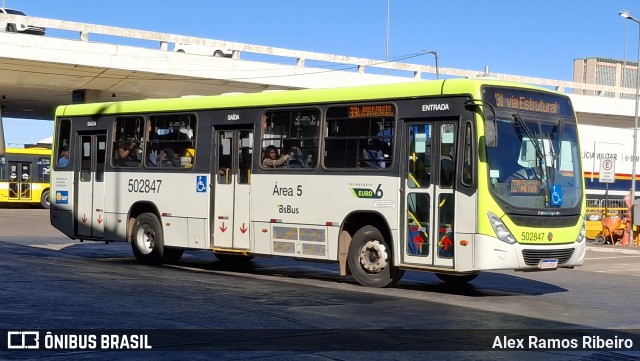 BsBus Mobilidade 502847 na cidade de Brasília, Distrito Federal, Brasil, por Alex Ramos Ribeiro. Número da foto: #13213943.