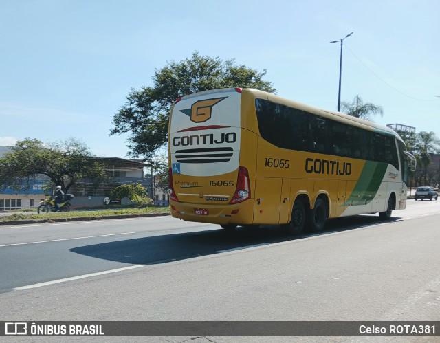 Empresa Gontijo de Transportes 16065 na cidade de Ipatinga, Minas Gerais, Brasil, por Celso ROTA381. Número da foto: #13215525.