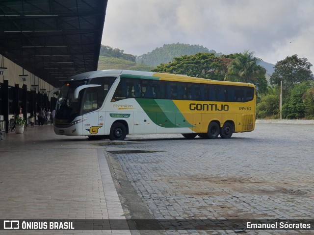 Empresa Gontijo de Transportes 18530 na cidade de Manhuaçu, Minas Gerais, Brasil, por Emanuel Sócrates. Número da foto: #13216442.