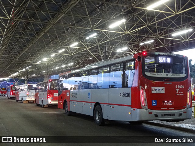 Express Transportes Urbanos Ltda 4 8636 na cidade de São Paulo, São Paulo, Brasil, por Davi Santos Silva. Número da foto: #13216420.
