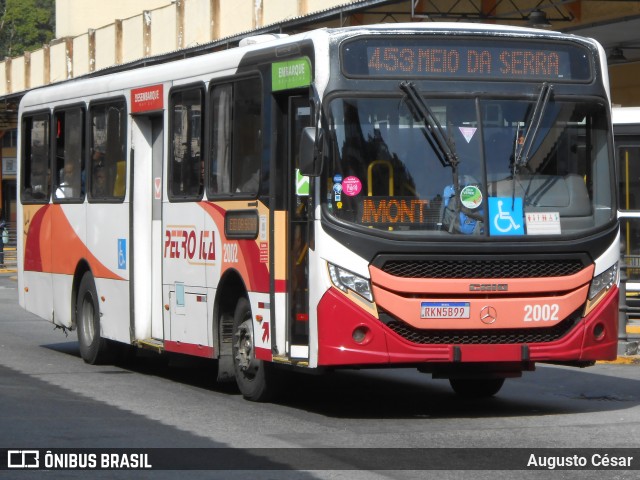 Petro Ita Transportes Coletivos de Passageiros 2002 na cidade de Petrópolis, Rio de Janeiro, Brasil, por Augusto César. Número da foto: #13217855.