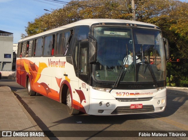 Venetur Turismo 1670 na cidade de Três Corações, Minas Gerais, Brasil, por Fábio Mateus Tibúrcio. Número da foto: #13215870.
