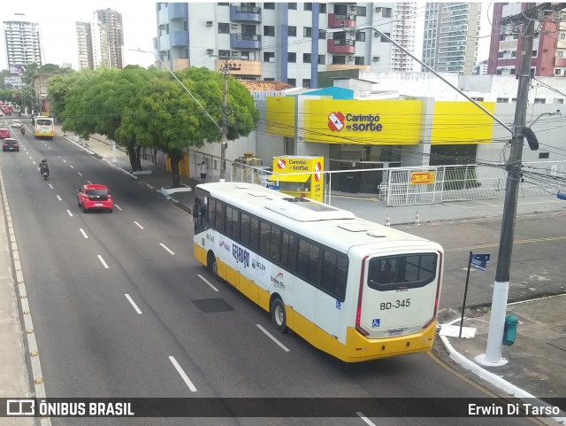 Belém Rio Transportes BD-345 na cidade de Belém, Pará, Brasil, por Erwin Di Tarso. Número da foto: #13217352.
