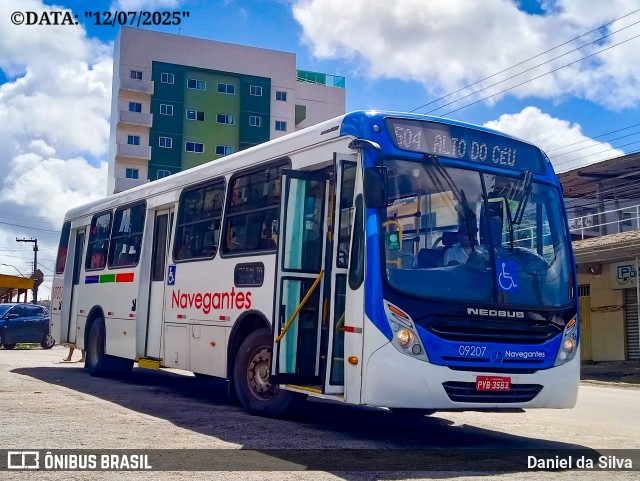Consórcio Navegantes - 09  > Empresa de Transportes Nossa Senhora Aparecida > Empresa de Transportes Marcos da Silva 09207 na cidade de João Pessoa, Paraíba, Brasil, por Daniel da Silva. Número da foto: #13216551.