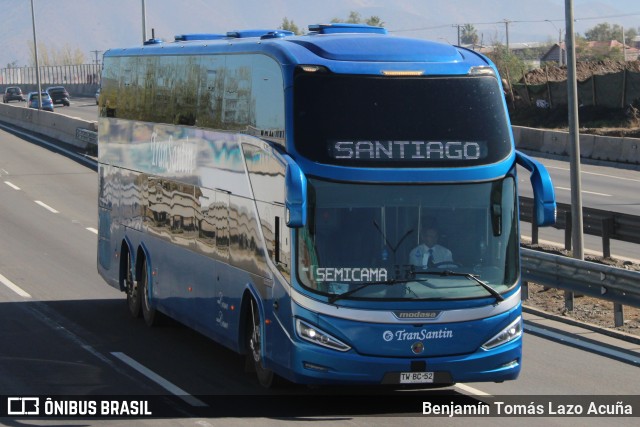 TranSantin TWBC52 na cidade de Maipú, Santiago, Metropolitana de Santiago, Chile, por Benjamín Tomás Lazo Acuña. Número da foto: #13215515.