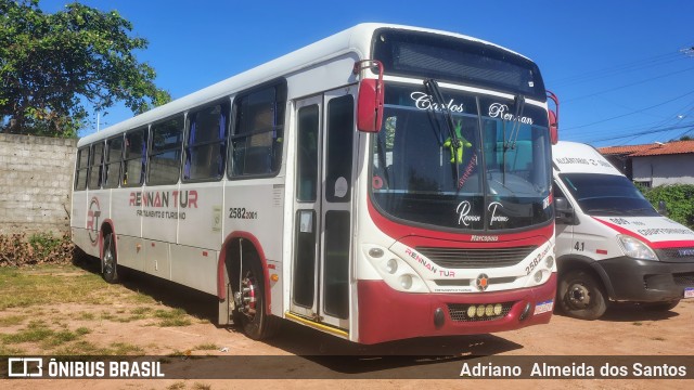 Rennan Tur Fretamento e Turismo 25822001 na cidade de Trairi, Ceará, Brasil, por Adriano  Almeida dos Santos. Número da foto: #13215716.