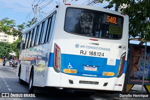 Viação Nossa Senhora da Penha RJ 188.124 na cidade de Rio de Janeiro, Rio de Janeiro, Brasil, por Danyllo Henrique. Número da foto: #13216663.