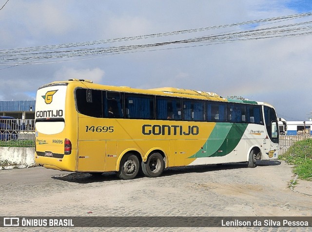 Empresa Gontijo de Transportes 14695 na cidade de Caruaru, Pernambuco, Brasil, por Lenilson da Silva Pessoa. Número da foto: #13216624.