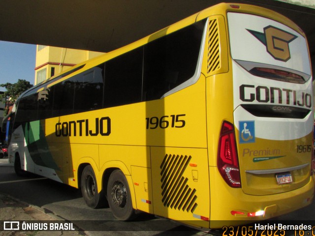 Empresa Gontijo de Transportes 19615 na cidade de Belo Horizonte, Minas Gerais, Brasil, por Hariel Bernades. Número da foto: #13215554.