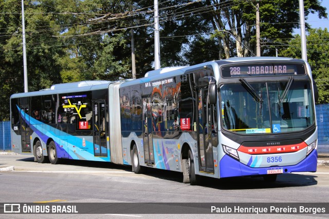 Next Mobilidade - ABC Sistema de Transporte 8356 na cidade de São Paulo, São Paulo, Brasil, por Paulo Henrique Pereira Borges. Número da foto: #13216133.