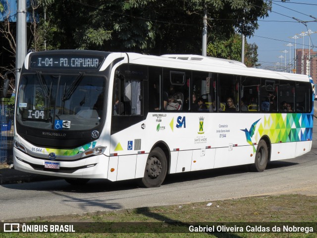 Viação Guaianazes 01 544 na cidade de Santo André, São Paulo, Brasil, por Gabriel Oliveira Caldas da Nobrega. Número da foto: #13215510.