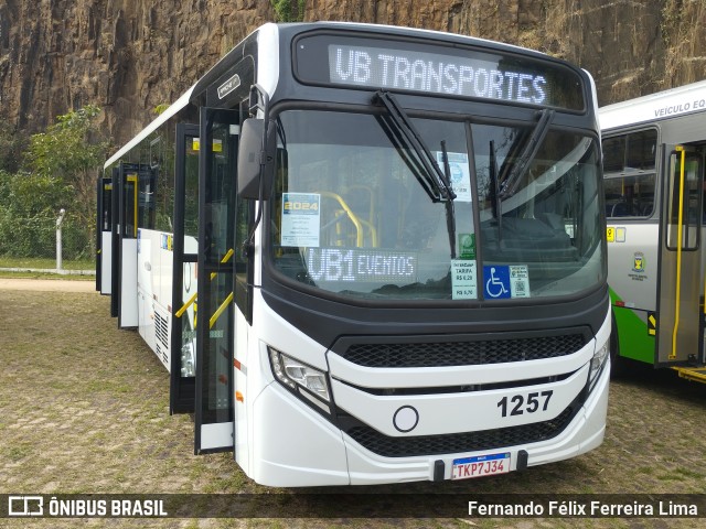 VB Transportes e Turismo 1257 na cidade de Campinas, São Paulo, Brasil, por Fernando Félix Ferreira Lima. Número da foto: #13215825.