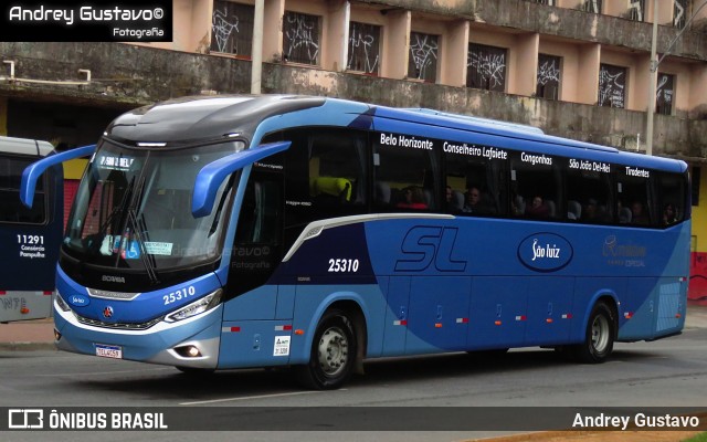 Viação São Luiz 25310 na cidade de Belo Horizonte, Minas Gerais, Brasil, por Andrey Gustavo. Número da foto: #13215929.