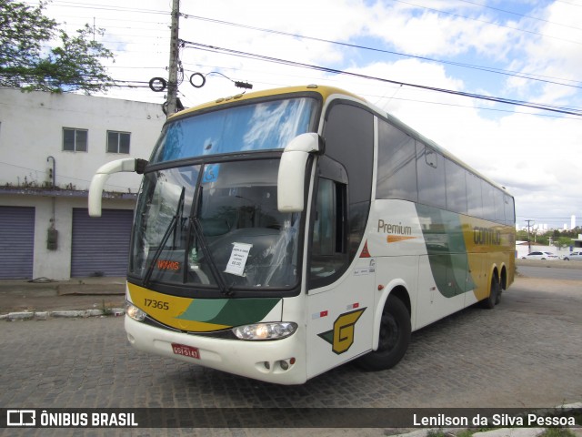 Empresa Gontijo de Transportes 17365 na cidade de Caruaru, Pernambuco, Brasil, por Lenilson da Silva Pessoa. Número da foto: #13216457.