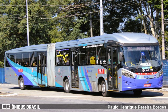 Next Mobilidade - ABC Sistema de Transporte 8269 na cidade de São Paulo, São Paulo, Brasil, por Paulo Henrique Pereira Borges. Número da foto: #13216129.