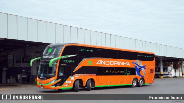 Empresa de Transportes Andorinha 7160 na cidade de Ourinhos, São Paulo, Brasil, por Francisco Ivano. Número da foto: #13217732.
