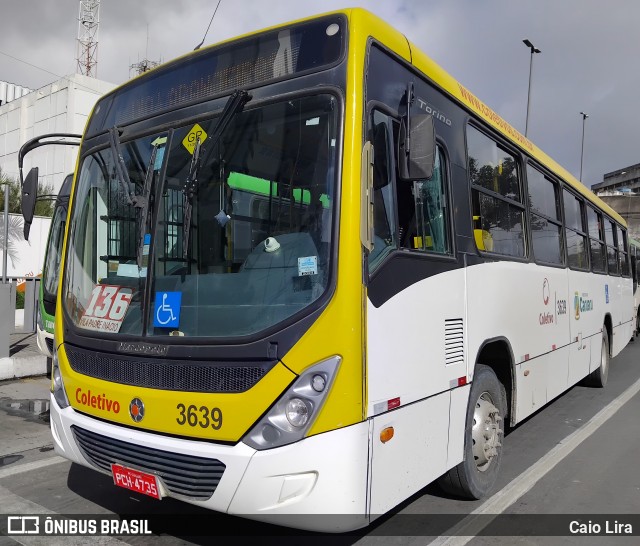 Coletivo Transportes 3639 na cidade de Caruaru, Pernambuco, Brasil, por Caio Lira. Número da foto: #13215831.