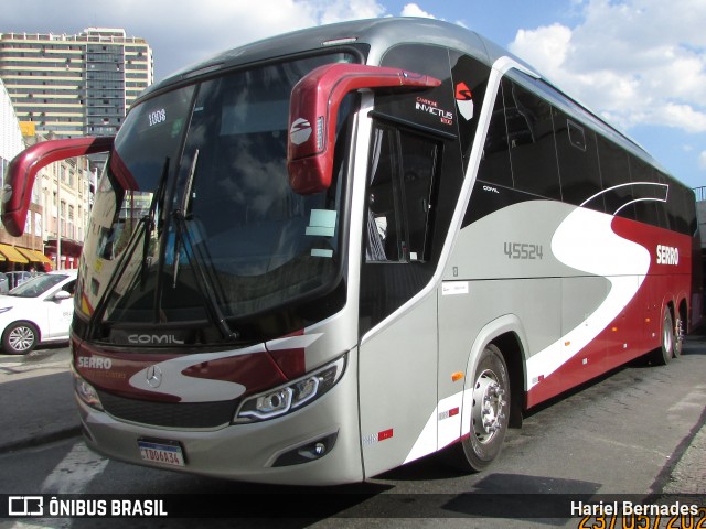 Viação Serro 45524 na cidade de Belo Horizonte, Minas Gerais, Brasil, por Hariel Bernades. Número da foto: #13215549.