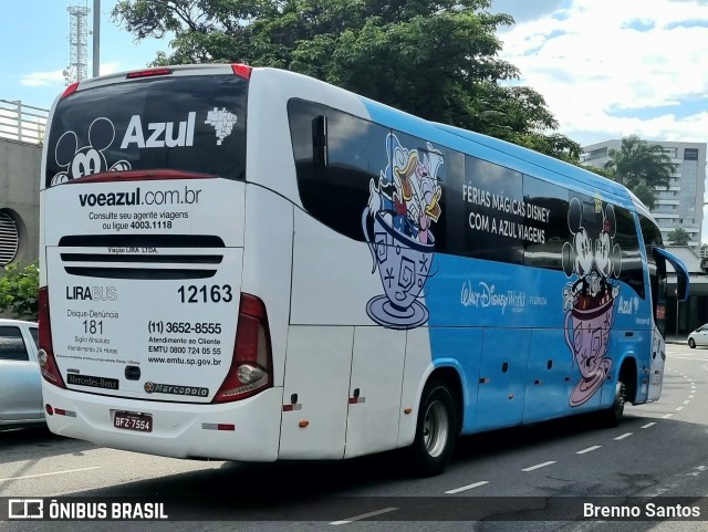 Lirabus 12163 na cidade de São Paulo, São Paulo, Brasil, por Brenno Santos. Número da foto: #13215741.