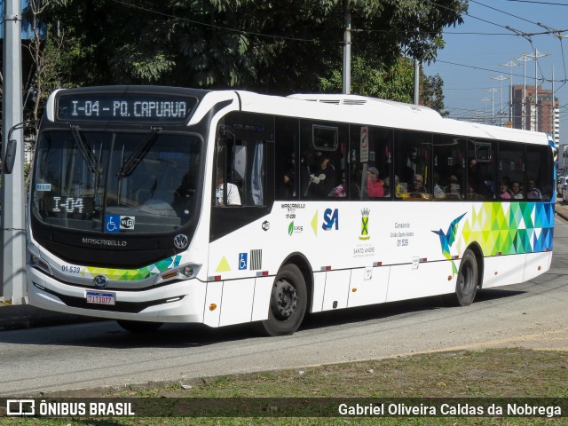 Viação Guaianazes 01 539 na cidade de Santo André, São Paulo, Brasil, por Gabriel Oliveira Caldas da Nobrega. Número da foto: #13215495.