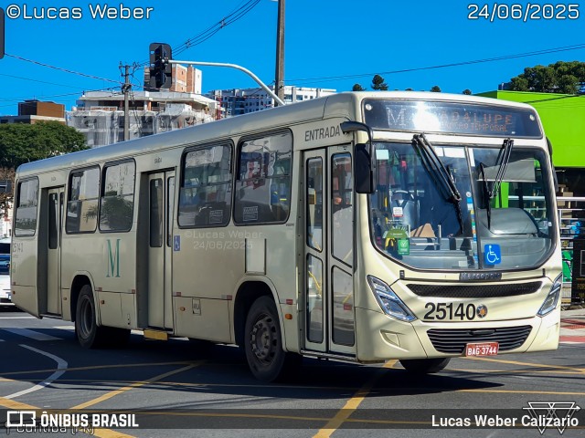 Viação Castelo Branco 25140 na cidade de Curitiba, Paraná, Brasil, por Lucas Weber Calizario. Número da foto: #13215838.