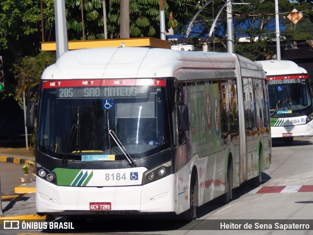 Next Mobilidade - ABC Sistema de Transporte 8184 na cidade de São Bernardo do Campo, São Paulo, Brasil, por Heitor de Sena Sapaterro. Número da foto: #13216005.