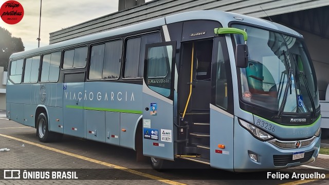 Viação Garcia 83236 na cidade de Maringá, Paraná, Brasil, por Felipe Arguelho. Número da foto: #13215760.